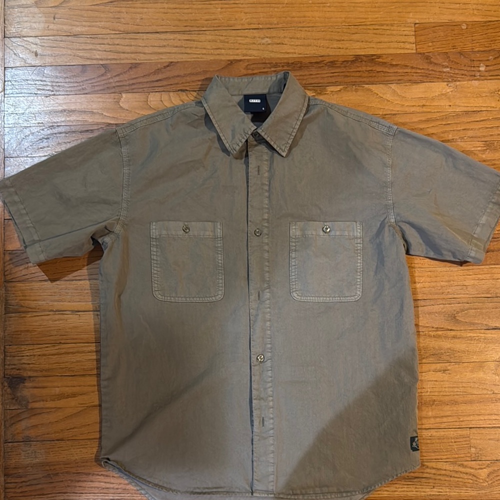 Men's Khaki Short Sleeve Shirt